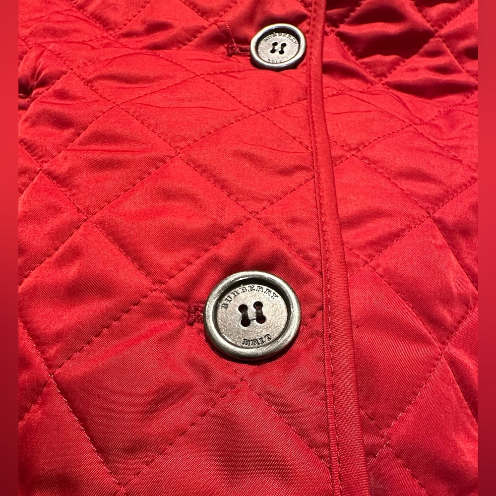 Burberry Brit Quilted Red Jacket XS - Picture 5 of 14